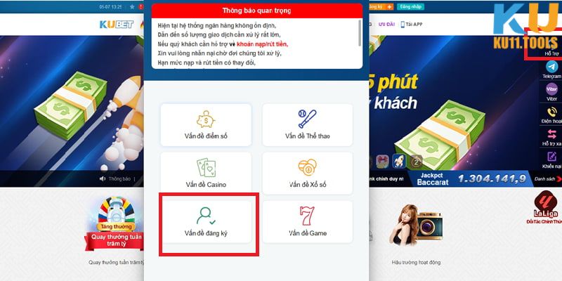 Lưu ý cách xóa tài khoản Ku11